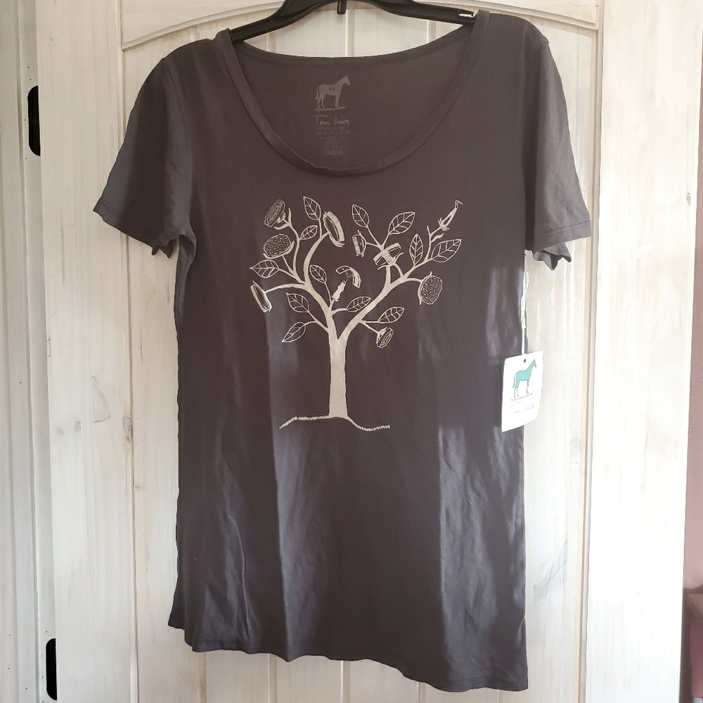 Tara Kiwi Equestrian Horse Organic Made in USA Tee